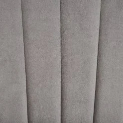 Beliani Fauteuils Chaise à Bascule En Velours Gris -Fauteuils Shop chaise a bascule en velours gris 5