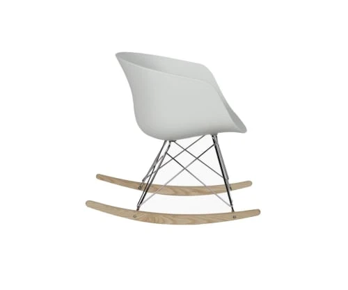 Chaise à bascule scandinave design blanc Meubles & Design Fauteuils Chaise à Bascule Scandinave Design Blanc -Fauteuils Shop chaise a bascule scandinave design blanc 2