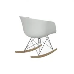 Meubles & Design Fauteuils Chaise à Bascule Scandinave Design Blanc 3 Meubles & Design Fauteuils Chaise à Bascule Scandinave Design Blanc -Fauteuils Shop chaise a bascule scandinave design blanc 3