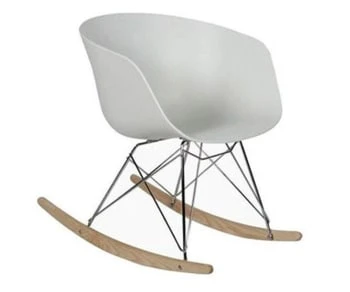 Chaise à bascule scandinave design moutarde Meubles & Design Fauteuils Chaise à Bascule Scandinave Design Moutarde -Fauteuils Shop chaise a bascule scandinave design blanc 5