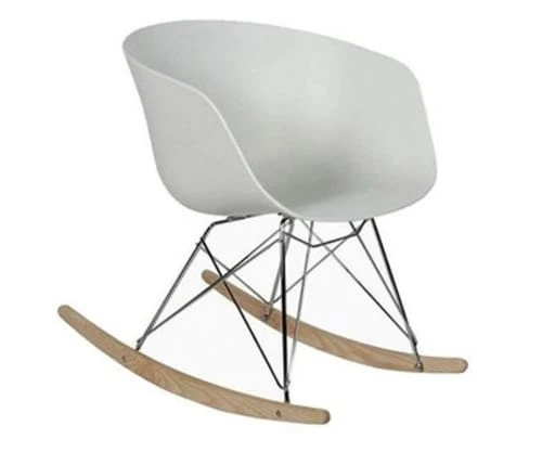 Chaise à bascule scandinave design blanc Meubles & Design Fauteuils Chaise à Bascule Scandinave Design Blanc -Fauteuils Shop chaise a bascule scandinave design blanc