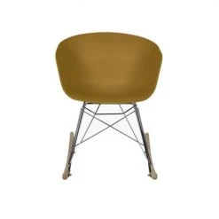 Meubles & Design Fauteuils Chaise à Bascule Scandinave Design Moutarde 2 Meubles & Design Fauteuils Chaise à Bascule Scandinave Design Moutarde -Fauteuils Shop chaise a bascule scandinave design moutarde 3