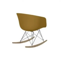 Meubles & Design Fauteuils Chaise à Bascule Scandinave Design Moutarde 3 Meubles & Design Fauteuils Chaise à Bascule Scandinave Design Moutarde -Fauteuils Shop chaise a bascule scandinave design moutarde 4