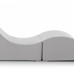Talamo Italia Poufs Chaise Longue En éco-cuir Blanc -Fauteuils Shop chaise longue en eco cuir blanc 3