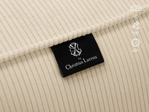 Fauteuil 1 place en tissu structuré beige clair CXL By Christian Lacroix Fauteuils Fauteuil 1 Place En Tissu Structuré Beige Clair -Fauteuils Shop fauteuil 1 place en tissu structure beige clair 2