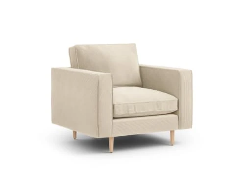 Fauteuil 1 place en tissu structuré beige clair CXL By Christian Lacroix Fauteuils Fauteuil 1 Place En Tissu Structuré Beige Clair -Fauteuils Shop fauteuil 1 place en tissu structure beige clair