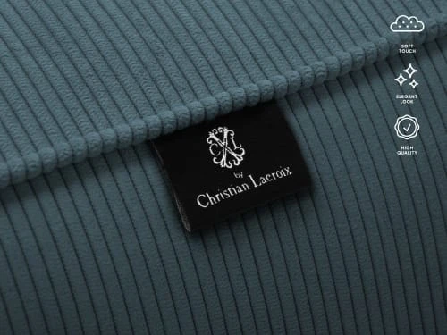 Fauteuil 1 place en tissu structuré bleu CXL By Christian Lacroix Fauteuils Fauteuil 1 Place En Tissu Structuré Bleu -Fauteuils Shop fauteuil 1 place en tissu structure bleu 2