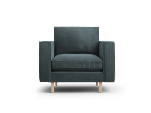 Fauteuil 1 place en tissu structuré bleu CXL By Christian Lacroix Fauteuils Fauteuil 1 Place En Tissu Structuré Bleu -Fauteuils Shop fauteuil 1 place en tissu structure bleu 3