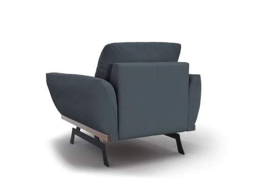 Fauteuil 1 place en tissu structuré bleu CXL By Christian Lacroix Fauteuils Fauteuil 1 Place En Tissu Structuré Bleu -Fauteuils Shop fauteuil 1 place en tissu structure bleu 8