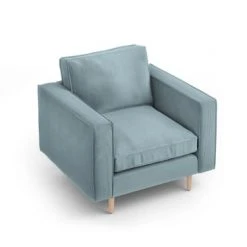 CXL By Christian Lacroix Fauteuils Fauteuil 1 Place En Tissu Structuré Bleu Clair 4 CXL By Christian Lacroix Fauteuils Fauteuil 1 Place En Tissu Structuré Bleu Clair -Fauteuils Shop fauteuil 1 place en tissu structure bleu clair 4