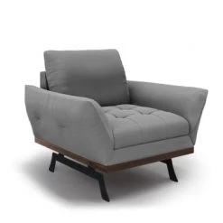 CXL By Christian Lacroix Fauteuils Fauteuil 1 Place En Tissu Structuré Gris