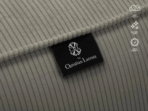 Fauteuil 1 place en tissu structuré gris clair CXL By Christian Lacroix Fauteuils Fauteuil 1 Place En Tissu Structuré Gris Clair -Fauteuils Shop fauteuil 1 place en tissu structure gris clair 2