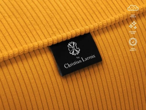 Fauteuil 1 place en tissu structuré jaune CXL By Christian Lacroix Fauteuils Fauteuil 1 Place En Tissu Structuré Jaune -Fauteuils Shop fauteuil 1 place en tissu structure jaune 2