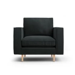 CXL By Christian Lacroix Fauteuils Fauteuil 1 Place En Tissu Structuré Noir -Fauteuils Shop fauteuil 1 place en tissu structure noir 3
