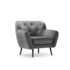 Micadoni Home Fauteuils Fauteuil 1 Place En Velours Bleu Roi -Fauteuils Shop fauteuil 1 place en velours gris clair