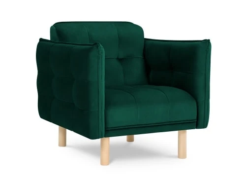 Fauteuil 1 place en velours vert bouteille Micadoni Home Fauteuils Fauteuil 1 Place En Velours Vert Bouteille -Fauteuils Shop fauteuil 1 place en velours vert bouteille 7