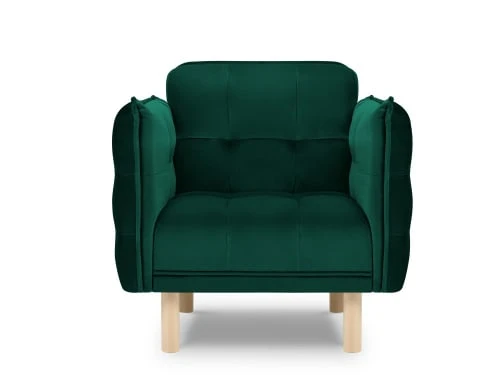 Fauteuil 1 place en velours vert bouteille Micadoni Home Fauteuils Fauteuil 1 Place En Velours Vert Bouteille -Fauteuils Shop fauteuil 1 place en velours vert bouteille 8