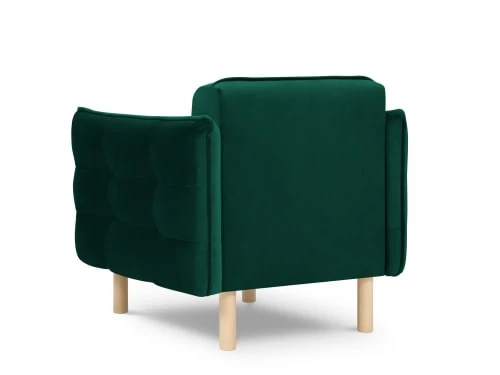Fauteuil 1 place en velours vert bouteille Micadoni Home Fauteuils Fauteuil 1 Place En Velours Vert Bouteille -Fauteuils Shop fauteuil 1 place en velours vert bouteille 9