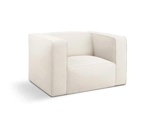 Fauteuil 1 place XL en tissu structuré beige CXL By Christian Lacroix Fauteuils Fauteuil 1 Place XL En Tissu Structuré Beige -Fauteuils Shop fauteuil 1 place xl en tissu structure beige 3