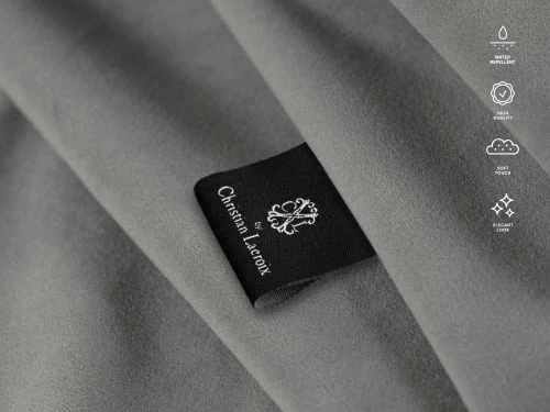 Fauteuil 1 place XL en velours gris clair CXL By Christian Lacroix Fauteuils Fauteuil 1 Place XL En Velours Gris Clair -Fauteuils Shop fauteuil 1 place xl en velours gris clair 2