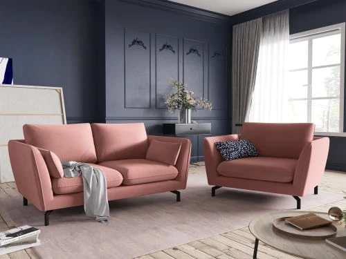 Fauteuil 1 place XL en velours rose CXL By Christian Lacroix Fauteuils Fauteuil 1 Place XL En Velours Rose -Fauteuils Shop fauteuil 1 place xl en velours rose 1