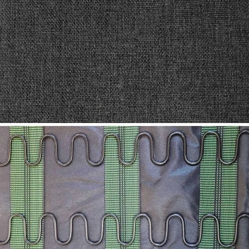 Alice's Garden Fauteuils Fauteuil à Bascule Design Bois Et Tissu Gris Foncé 6 Alice's Garden Fauteuils Fauteuil à Bascule Design Bois Et Tissu Gris Foncé – Image 6