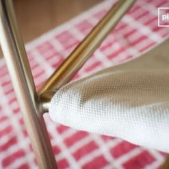 PIB Fauteuils Fauteuil à Bascule En Tissu Blanc -Fauteuils Shop fauteuil a bascule en tissu blanc 3