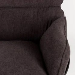 BOITE A DESIGN Fauteuils Fauteuil à Bascule En Tissu Gris Foncé -Fauteuils Shop fauteuil a bascule en tissu gris fonce 4