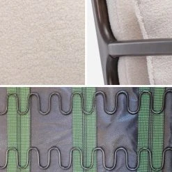 Alice's Garden Fauteuils Fauteuil à Bouclettes , Pieds Bois D'hévéa Teinté Wengé -Fauteuils Shop fauteuil a bouclettes pieds bois d hevea teinte wenge 5