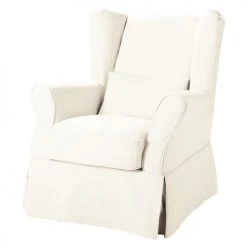 Maisons Du Monde Fauteuils Fauteuil à Housser Blanc