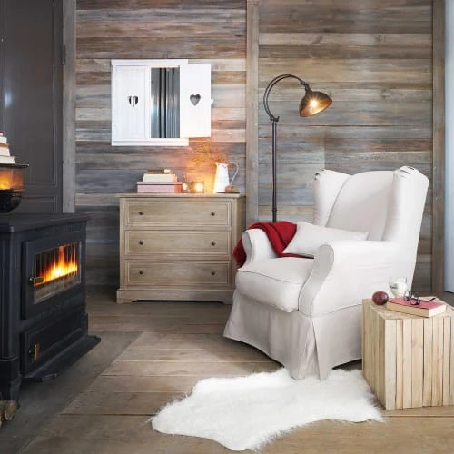 Fauteuil à housser blanc Maisons Du Monde Fauteuils Fauteuil à Housser Blanc -Fauteuils Shop fauteuil a housser blanc 1000 8 22 124703 13