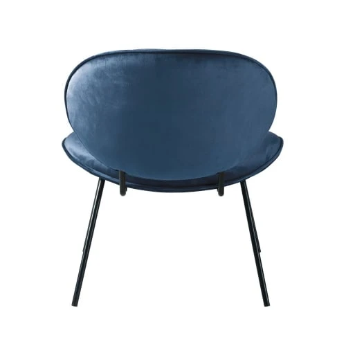 Fauteuil bas en velours bleu Maisons Du Monde Fauteuils Fauteuil Bas En Velours Bleu -Fauteuils Shop fauteuil bas en velours bleu 1000 8 8 209805 3