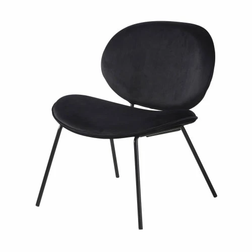 Fauteuil bas en velours noir Maisons Du Monde Fauteuils Fauteuil Bas En Velours Noir -Fauteuils Shop fauteuil bas en velours noir 1000 7 7 209804 1