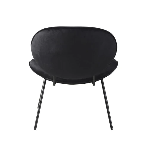 Fauteuil bas en velours noir Maisons Du Monde Fauteuils Fauteuil Bas En Velours Noir -Fauteuils Shop fauteuil bas en velours noir 1000 7 7 209804 3