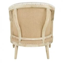 Maisons Du Monde Fauteuils Fauteuil Bergère En Lin Beige Motifs à Rayures -Fauteuils Shop fauteuil bergere en lin beige motifs a rayures 1000 1 34 219794 3