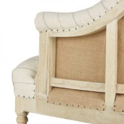 Maisons Du Monde Fauteuils Fauteuil Bergère En Lin Beige Motifs à Rayures -Fauteuils Shop fauteuil bergere en lin beige motifs a rayures 1000 1 34 219794 4