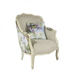 Robin Des Bois Fauteuils Fauteuil BergÚre En Lin Imprimé