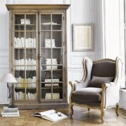 Maisons Du Monde Fauteuils Fauteuil Bergère En Lin Taupe Grisé -Fauteuils Shop fauteuil bergere en lin taupe grise 1000 0 7 123335 6