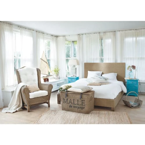 Fauteuil bergère en rotin et coussins ivoire Maisons Du Monde Fauteuils Fauteuil Bergère En Rotin Et Coussins Ivoire -Fauteuils Shop fauteuil bergere en rotin et coussins ivoire 1000 8 17 111086 9