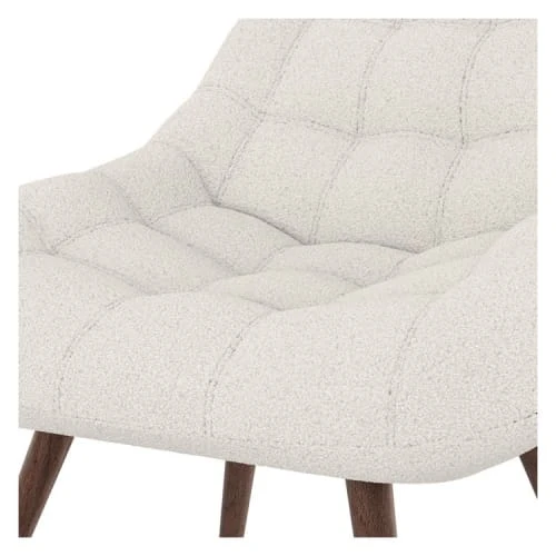 Fauteuil blanc effet laine bouclette Rendez Vous Déco Fauteuils Fauteuil Blanc Effet Laine Bouclette -Fauteuils Shop fauteuil blanc effet laine bouclette 1