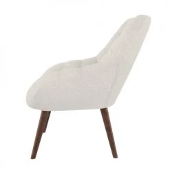 Rendez Vous Déco Fauteuils Fauteuil Blanc Effet Laine Bouclette 3 Rendez Vous Déco Fauteuils Fauteuil Blanc Effet Laine Bouclette -Fauteuils Shop fauteuil blanc effet laine bouclette 3