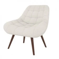 Rendez Vous Déco Fauteuils Fauteuil Blanc Effet Laine Bouclette 5 Rendez Vous Déco Fauteuils Fauteuil Blanc Effet Laine Bouclette -Fauteuils Shop fauteuil blanc effet laine bouclette 5