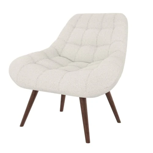 Fauteuil blanc effet laine bouclette Rendez Vous Déco Fauteuils Fauteuil Blanc Effet Laine Bouclette -Fauteuils Shop fauteuil blanc effet laine bouclette 5