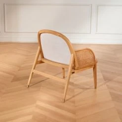 Robin Des Bois Fauteuils Fauteuil Cannage Et Velours -Fauteuils Shop fauteuil cannage et velours 3