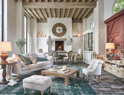 Fauteuil capitonné en lin beige ficelle Maisons Du Monde Fauteuils Fauteuil Capitonné En Lin Beige Ficelle -Fauteuils Shop fauteuil capitonne en lin beige ficelle 1000 6 36 219714 5