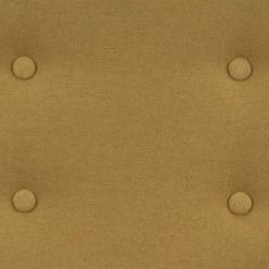 Homcom Fauteuils Fauteuil Classique Dossier 4 Boutons Pieds Bois Tissu Moutarde Foncé -Fauteuils Shop fauteuil classique dossier 4 boutons pieds bois tissu moutarde fonce 3