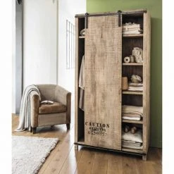 Maisons Du Monde Fauteuils Fauteuil Club En Coton Recyclé Et Cuir Marron 4 Maisons Du Monde Fauteuils Fauteuil Club En Coton Recyclé Et Cuir Marron -Fauteuils Shop fauteuil club en coton recycle et cuir marron 1000 15 7 129895 3