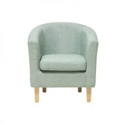 Beliani Fauteuils Fauteuil Club En Tissu Vert Clair -Fauteuils Shop fauteuil club en tissu vert clair 3