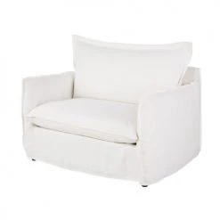 Maisons Du Monde Fauteuils Fauteuil Convertible En Lin Froissé Blanc 2 Maisons Du Monde Fauteuils Fauteuil Convertible En Lin Froissé Blanc -Fauteuils Shop fauteuil convertible en lin froisse blanc 1000 10 3 201477 3