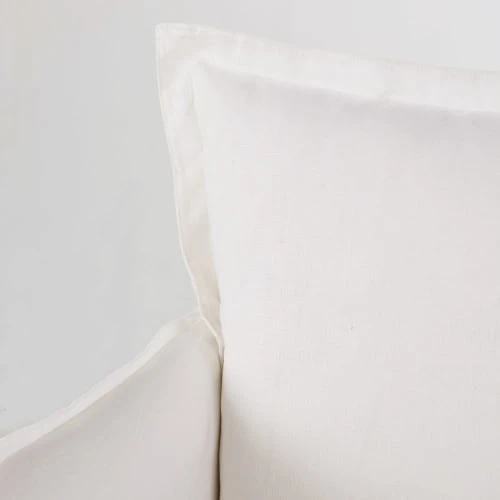 Fauteuil convertible en lin froissé blanc Maisons Du Monde Fauteuils Fauteuil Convertible En Lin Froissé Blanc -Fauteuils Shop fauteuil convertible en lin froisse blanc 1000 10 3 201477 4